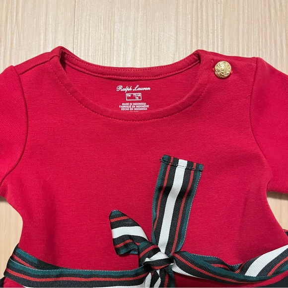 Ralph Lauren Fit and Flare Red Dress - Picture 7 of 8